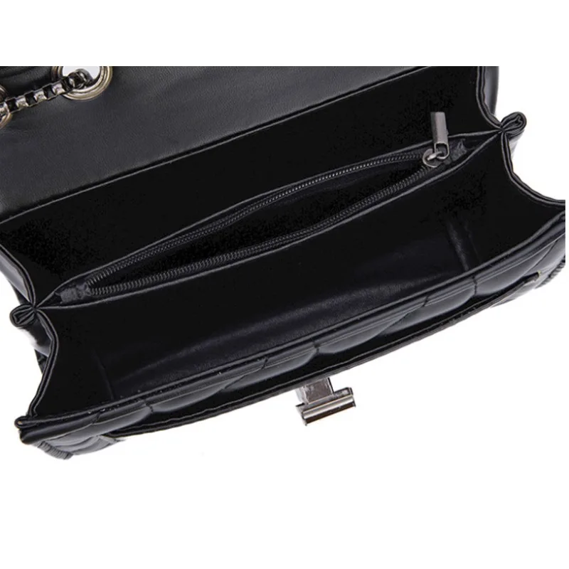 Women's Versatile Chain Bag 2024 New High-end Fashion Shoulder Bag Light Luxury Diamond Embroidered Messenger Bag Bag Women - Image 3