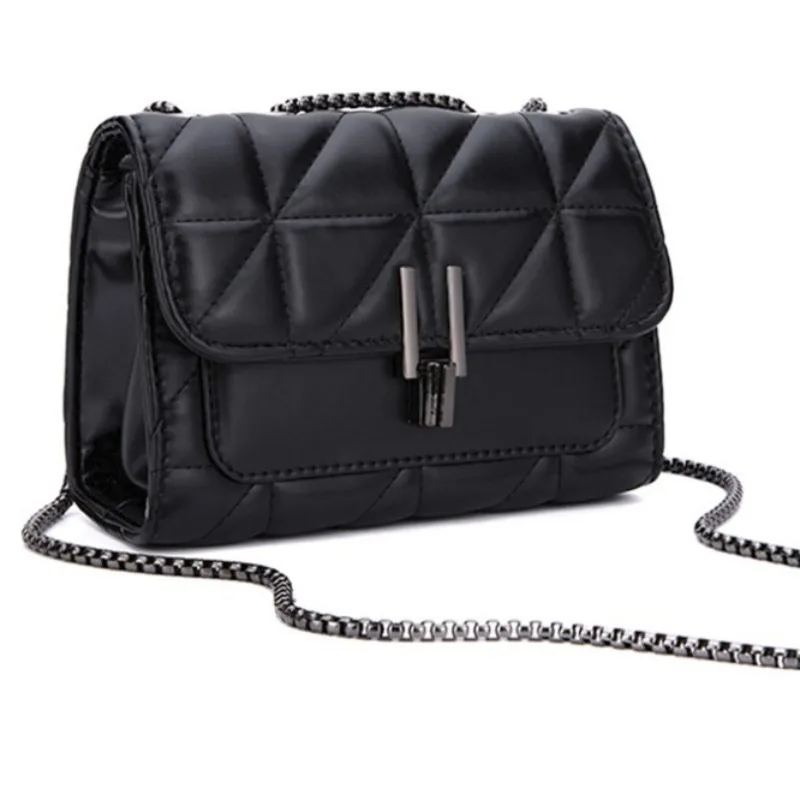 Women's Versatile Chain Bag 2024 New High-end Fashion Shoulder Bag Light Luxury Diamond Embroidered Messenger Bag Bag Women